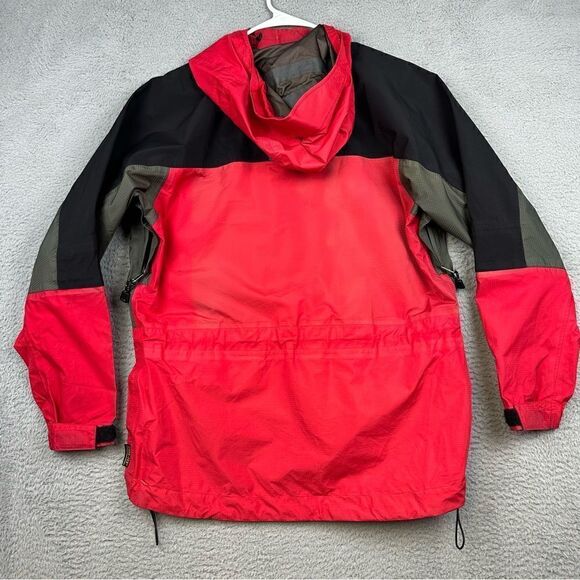 Vintage Moonstone Jacket‎ Womens Medium Red Pit Vents Hiking Camp Branded Fabric - Picture 7 of 16
